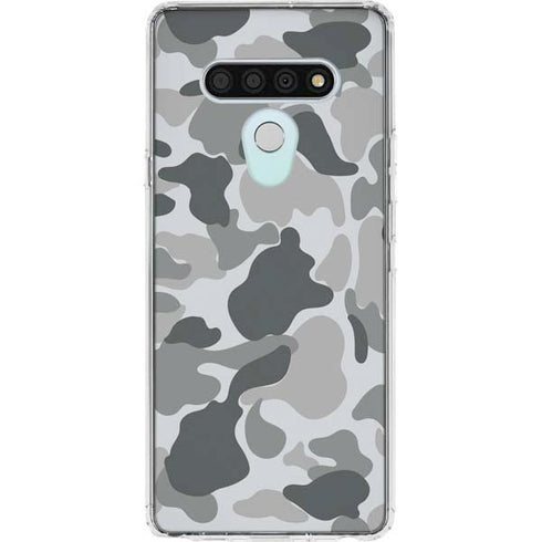 Grey Street Camo LG Stylo 6 Clear Case