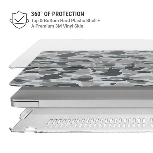Grey Street Camo MacBook Air 13in M1 (2021) Case plus Skin