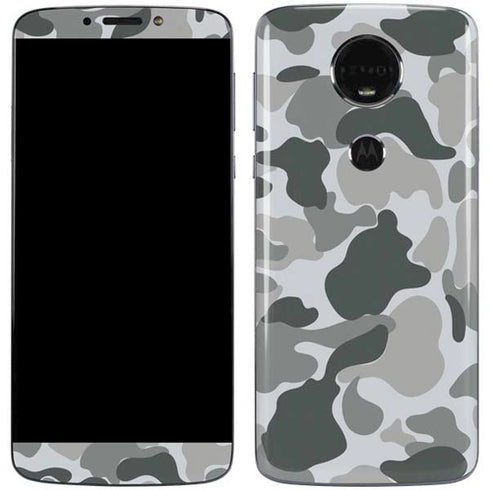 Grey Street Camo Moto E5 Plus Skin
