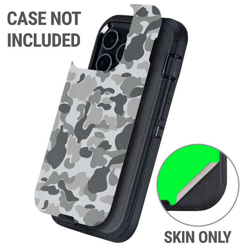 Grey Street Camo Otterbox Defender iPhone Skin