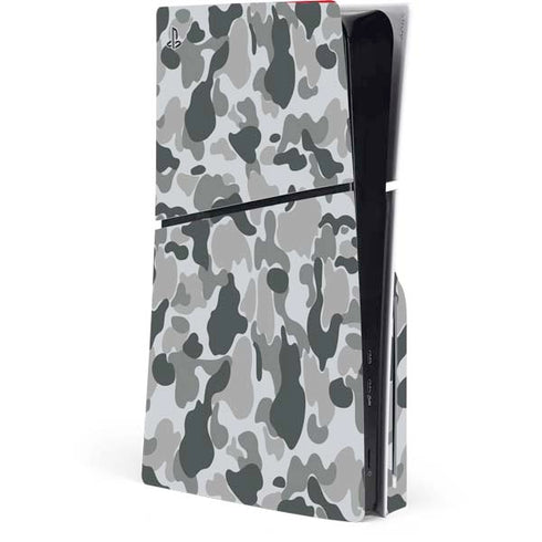 Grey Street Camo PS5 Slim Disk Console Skin