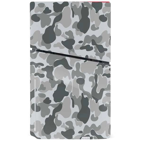 Grey Street Camo PS5 Slim Disk Console Skin
