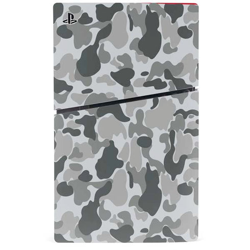 Grey Street Camo PS5 Slim Digital Edition Console Skin
