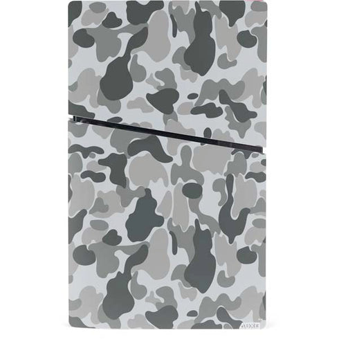 Grey Street Camo PS5 Slim Digital Edition Console Skin