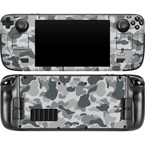 Grey Street Camo Steam Deck Handheld Gaming Computer Skin