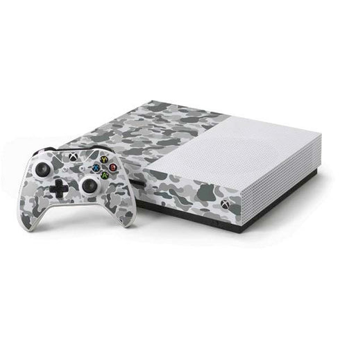 Grey Street Camo Xbox One S Console and Controller Bundle Skin