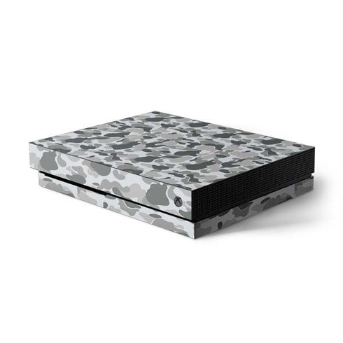 Grey Street Camo Xbox One X Console Skin