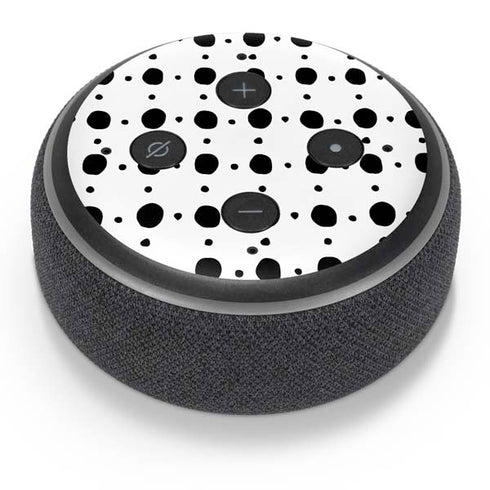 Grid Dot Polka Dot Amazon Echo Dot Skin