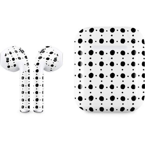 Grid Dot Polka Dot Apple AirPods 2 Skin