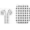 Grid Dot Polka Dot Apple AirPods 2 Skin