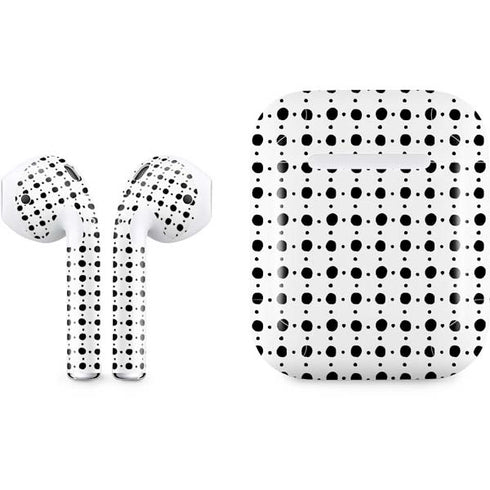 Grid Dot Polka Dot Apple AirPods Skin