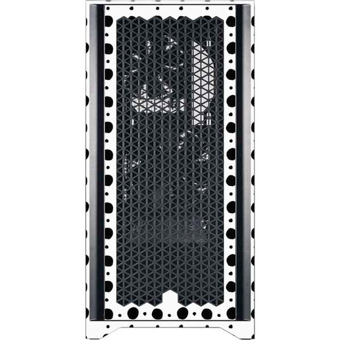Grid Dot Polka Dot Corsair 4000D Tempered Glass Mid-Tower ATX Case Skin