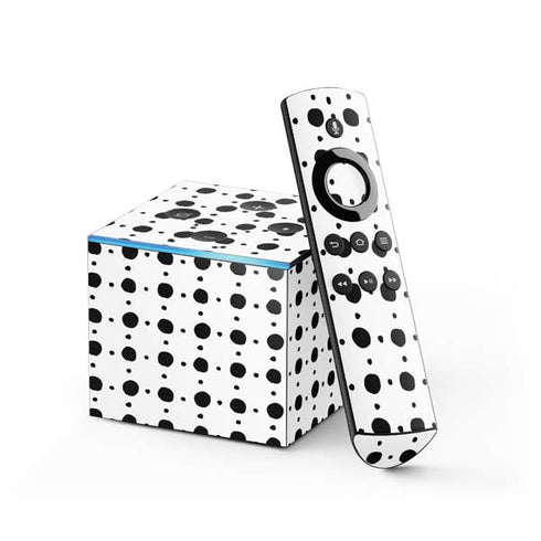 Grid Dot Polka Dot Fire TV Cube Skin