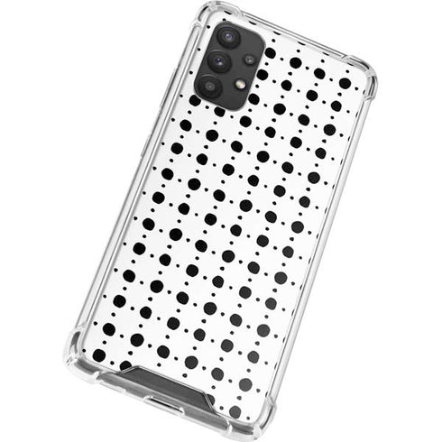 Grid Dot Polka Dot Galaxy A32 5G Clear Case