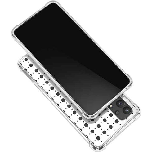 Grid Dot Polka Dot Galaxy A32 5G Clear Case