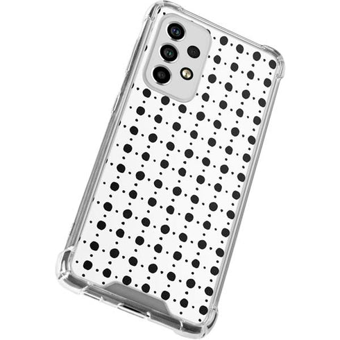 Grid Dot Polka Dot Galaxy A53 5G Clear Case