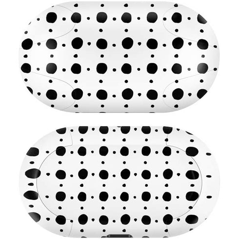 Grid Dot Polka Dot Galaxy Buds Skin