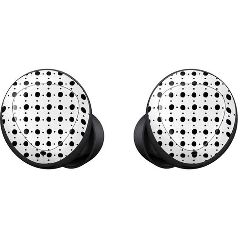 Grid Dot Polka Dot Galaxy Buds Skin