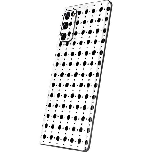 Grid Dot Polka Dot Galaxy Note20 5G Skin
