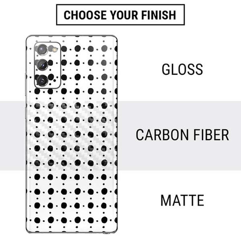 Grid Dot Polka Dot Galaxy Note20 5G Skin