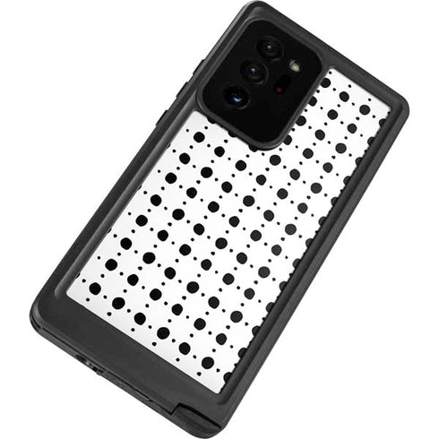 Grid Dot Polka Dot Galaxy Note20 Ultra 5G Waterproof Case
