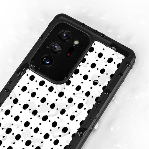 Grid Dot Polka Dot Galaxy Note20 Ultra 5G Waterproof Case
