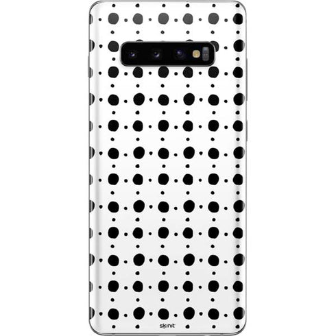 Grid Dot Polka Dot Galaxy S10 Plus Skin