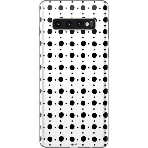 Grid Dot Polka Dot Galaxy S10 Skin