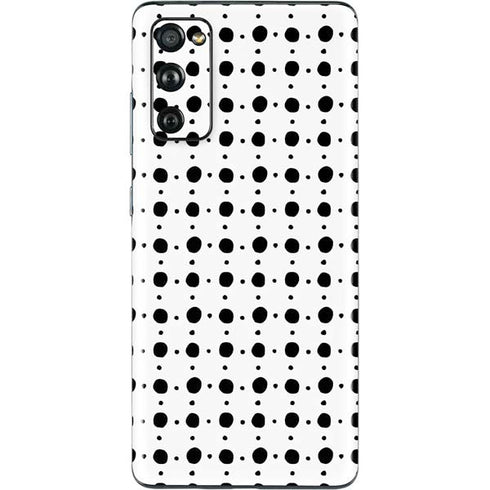 Grid Dot Polka Dot Galaxy S20 Fan Edition Skin