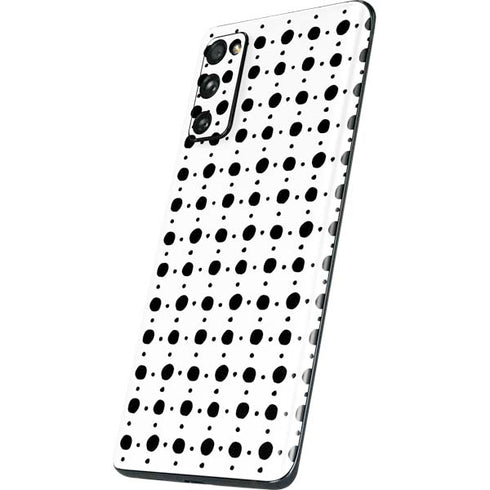 Grid Dot Polka Dot Galaxy S20 Fan Edition Skin