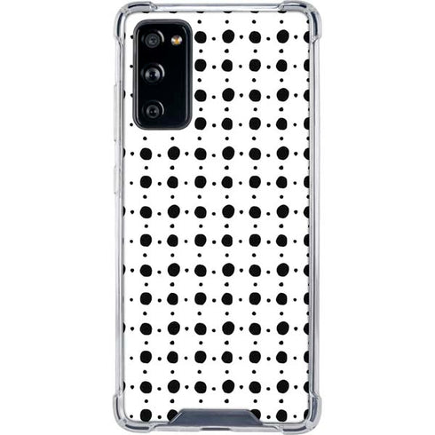 Grid Dot Polka Dot Galaxy S20 FE Clear Case