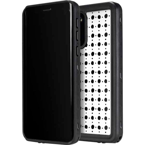 Grid Dot Polka Dot Galaxy S20 Plus Waterproof Case