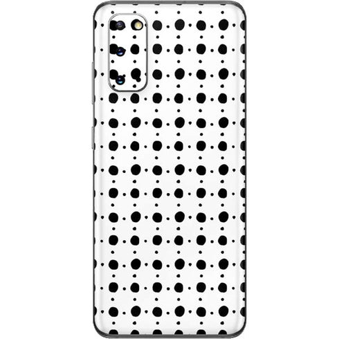 Grid Dot Polka Dot Galaxy S20 Skin