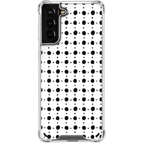 Grid Dot Polka Dot Galaxy S21 Plus 5G Clear Case
