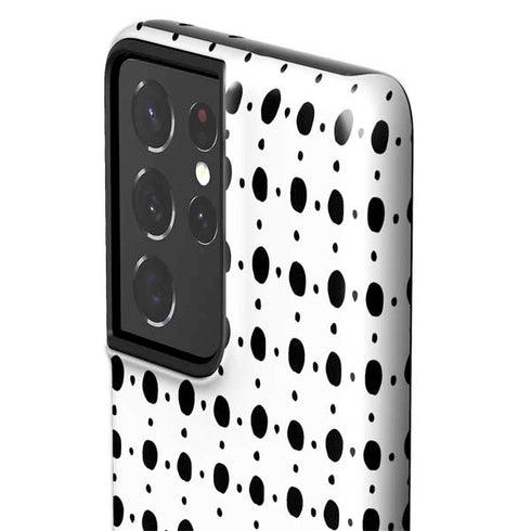 Grid Dot Polka Dot Galaxy S21 Ultra 5G Pro Case