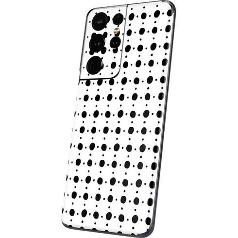 Grid Dot Polka Dot Galaxy S21 Ultra 5G Skin