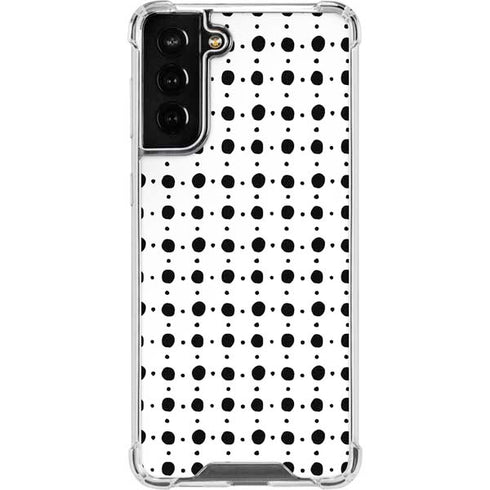 Grid Dot Polka Dot Galaxy S22 Plus Clear Case