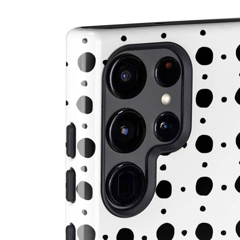 Grid Dot Polka Dot Galaxy S22 Ultra Pro Case