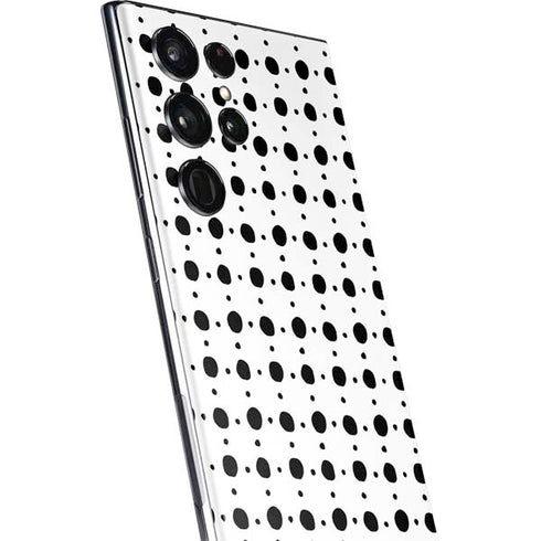 Grid Dot Polka Dot Galaxy S22 Ultra Skin