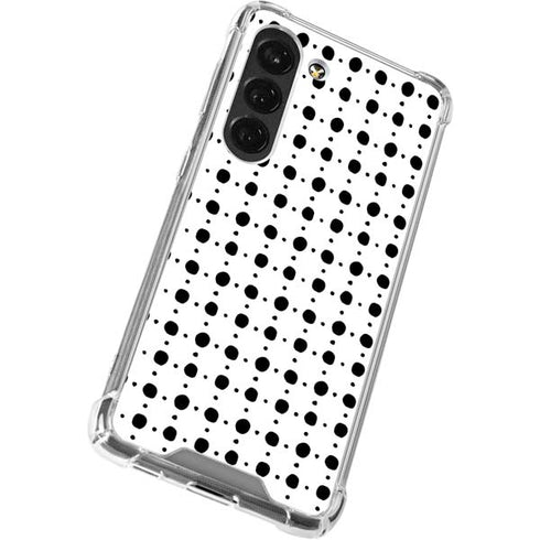 Grid Dot Polka Dot Galaxy S23 Clear Case
