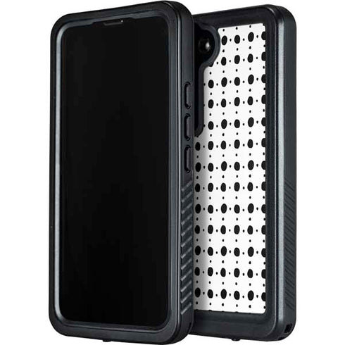 Grid Dot Polka Dot Galaxy S23 Plus Waterproof Case