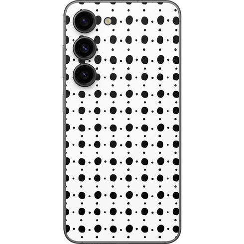 Grid Dot Polka Dot Galaxy S23 Skin