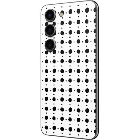 Grid Dot Polka Dot Galaxy S23 Skin