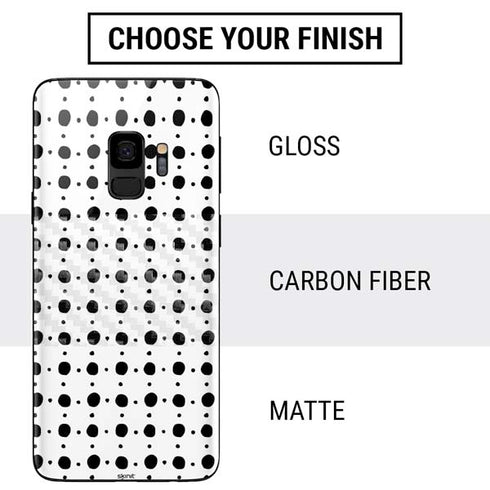 Grid Dot Polka Dot Galaxy S9 Skin