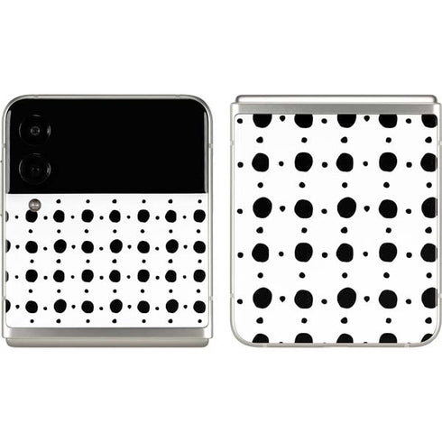 Grid Dot Polka Dot Galaxy Z Flip3 5G Skin