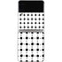 Grid Dot Polka Dot Galaxy Z Flip4 5G Skin