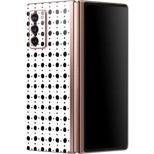 Grid Dot Polka Dot Galaxy Z Fold2 5G Skin