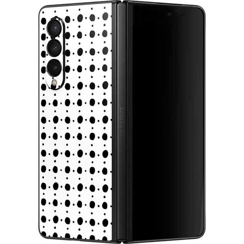 Grid Dot Polka Dot Galaxy Z Fold3 5G Skin
