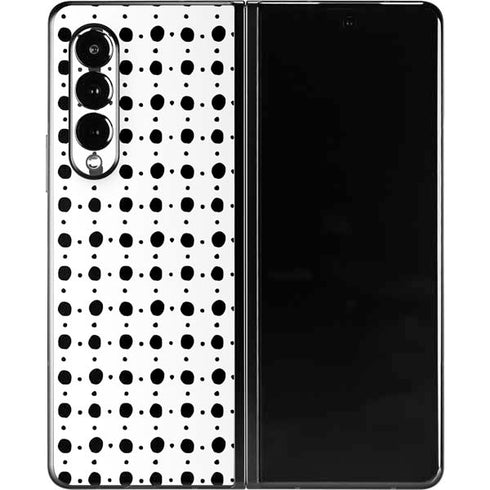 Grid Dot Polka Dot Galaxy Z Fold3 5G Skin