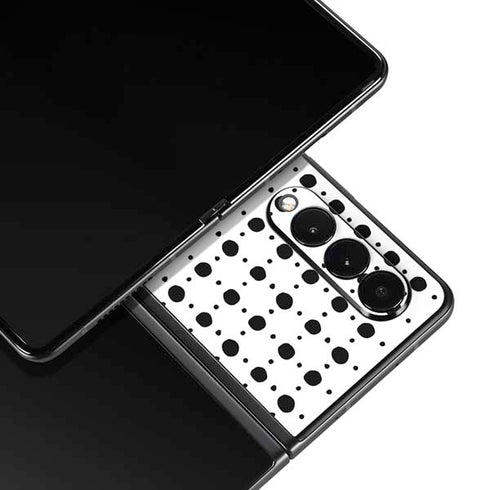 Grid Dot Polka Dot Galaxy Z Fold3 5G Skin